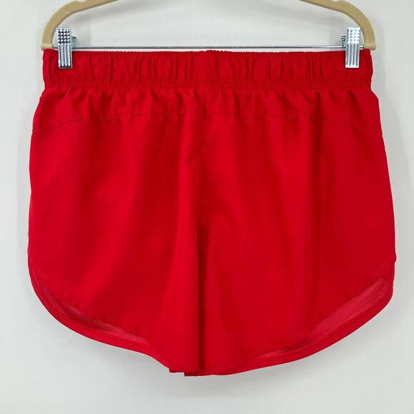 Athletic Works Red Vented Pockets Built In Underwear Lightweight Running Shorts - Picture 3 of 8